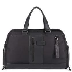 Piquadro Brief 2 Reisetasche Aus Rezykliertem Stoff Schwarz