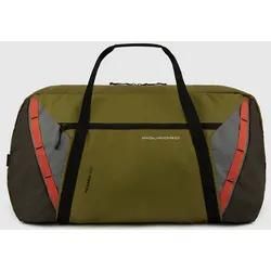 Piquadro Foldable Faltbare Reisetasche Aus Rezykliertem Stoff Militärgrün
