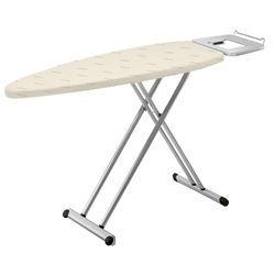 Rowenta Metallfarben Beige Bügelbrett "Pro Comfort" Bügelfläche 47 Cmx130 Cm Extra-Stabiles Design Bis Zu 40 Kg Belastbar Höhenverstellbar von Baur - Image 4