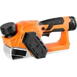 VEVOR Akku-Hobel, 56 mm Schnittbreite, 14500 U/min Elektrohobel für Holz mit 2 Ah 12 V Lithium-Akku, bürstenloser Motor, einstellbare Schnitttiefe,...