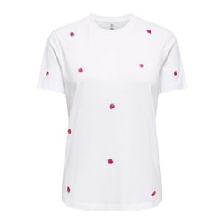 Only Damen Blanc T-Shirt Ketty - Bild 4