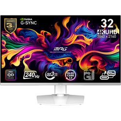 Msi Mpg 321Urxwde Qd-Oled 31,5 Zoll Uhd 4K Gaming Monitor (0,03 Ms Reaktionszeit, 240 Hz) - Bild 7