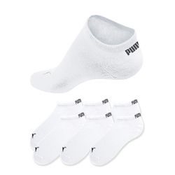 Puma Herren Weiß Unisex Sneakersocken, 6Er Pack - Sneaker Plain Ecom 6P, Logo, Einfarbig, Größe 47-49 In - Bild 6
