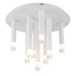 Globo - Deckenlampe Deckenleuchte Wohnzimmerlampe 9 Flammig Esszimmerlampe Weiß D 34 Cm - Bild 4