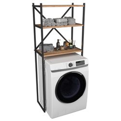 Vcm Braun Badezimmerregal, Insasi (66 X 34 X 160 Cm) - Image 4