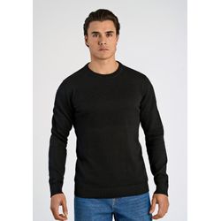 Lindbergh Herren Pullover - Baumwolle - Schwarz - M - Bild 4