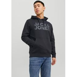 Jack & Jones, Herren, Pullover, Logo Hoodie, Schwarz, (S) - Bild 5