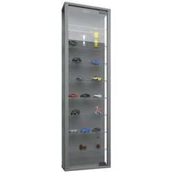 Vcm Silber Wandregal "Wandvitrine Hängevitrine Glasvitrine Stano Maxi" 1 Stk. Tlg. von Baur - Image 7