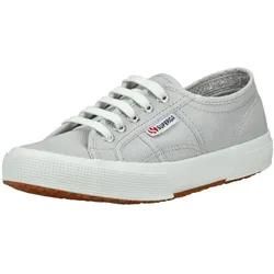 Superga Sneaker "Superga Sneaker Baumwolle", Damen, Gr. 38, Grau (Hellgrau), Textil, Schuhe Sneaker
