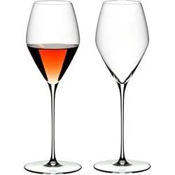 Riedel Weinglas "Rosé Weingläser Veloce 347 Ml 2Er Set Transparent", Bunt (Transparent), Glas, The Wine Glass Company, Trinkgefäße, Weinglas