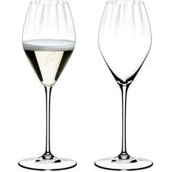 Riedel Champagnerglas "Champagnergläser Performance 375 Ml 2Er Set Transparent", Bunt (Transparent), B:8cm H:24,5Cm Ø:8cm, Glas, The Wine Glass Com...