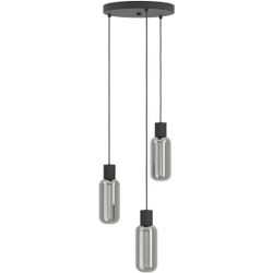 EGLO MAIONE CLUSTER 3XE27 SCHWARZ/HOLZ/GRAU - Bild 6