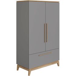 Paidi Grau Drehtürenschrank, Sten – – Ca. 1233X2000x572cm - Image 4