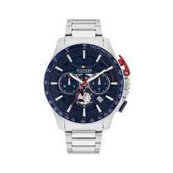 Tommy Hilfiger Herren Silber Quarzuhr Bank 1792261, Uhr Ohne Stein - Image 5
