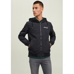 Jack & Jones Herren Schwarz Jacke Rush Bomber Noos - Bild 7