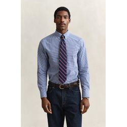 Gant Bleu Langarmshirt Classic Gingham - Bild 5