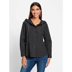 Schwarz Langarm-Bluse - Bild 3