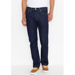 Levi's Herren Blau Straight-Jeans "501 Original", Gr. 36, Länge 30, (Onewash), Denim/Jeans, Obermaterial: 100% Baumwolle, Normal Lang, Jean... - Bild 8
