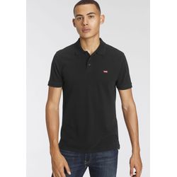 Levis Herren Schwarz Levi's Poloshirt - Housemark Polo, Baumwolle, Einfarbig, Größe Xl In - Bild 4