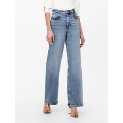 ONLY Female Jeans mit weitem Bein ONLJUICY Hohe Taille Weiter Beinschnitt Jeans - Bild 7