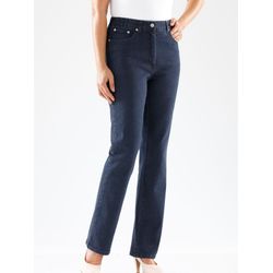 Sheego Damen Dark Blue 5-Pocket-Jeans - Bild 4