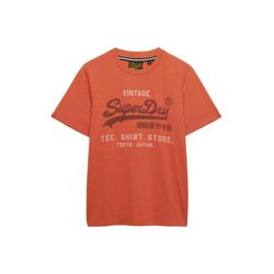 Superdry Orange T-Shirt Vl Heritage - Bild 4