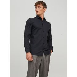 Jack & Jones Schwarz Businesshemd Parker Shirt In Black - Bild 7