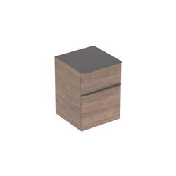 Geberit Nussbaum Holzoptik Smyle Square Seitenschrank 45 Cm Breit, Braun Dunkel - Image 5