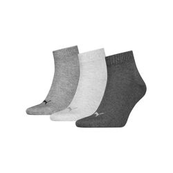 Puma Grau 3P Quarter Socks Gr 39/42 - Bild 9