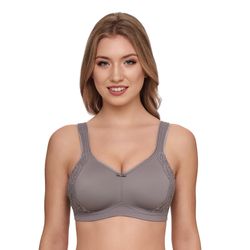 Susa Minimizer-Bh Ohne Bügel Uni Für Damen Grau/Lila 85E - Image 7