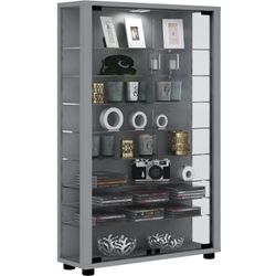 Vitrine   ¦ silber ¦ Maße (cm): B: 59 H: 90 T: 18.0 Schränke > Vitrinen - Sconto - Image 8