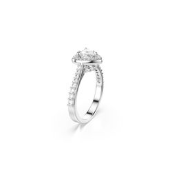 Swarovski - Una Angelic Motiv Ring - Accessories - Damen - Grau - 52 Mm - Image 6