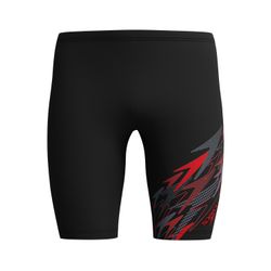 Herren Medley Schwimmhose mit Logo Schwarz/Rot - Bild 3