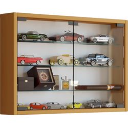 Hängevitrine   ¦ holzfarben ¦ Maße (cm): B: 60 H: 40 T: 10.0 Schränke > Vitrinen - Sconto - Image 7