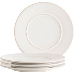 Mäser Weiß Dessertteller "Unico Dessertteller Set Steinzeug" Teller Set von Baur - Image 3