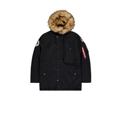 Alpha Industries Herren Schwarz Jacke Polar Jacket Extra Groß - Bild 9