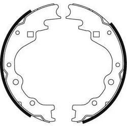 A.b.s. Bremsbackensatz 8824 Für Mazda Kia Asia Motors
