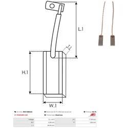 As-Pl Kohlebürste, Generator Bx213bulk