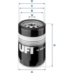 Ufi Ölfilter 2343600 Anschraubfilter 123Mm Gewindemaß3/4-16 Unf Für Vag