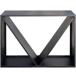Westmann Schwarz Stahl Kaminholzregal 115X35x80 Cm - Image 4