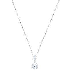 Swarovski - Kristall-Anhänger Halskette - Accessories - Damen - Grau - One Size - Bild 6