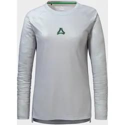 Schöffel Funktionsshirt "Longsleeve Style Koitere Wmn", Damen, Gr. 38, 9000, Grau, Oberstoff: 100% Polyester, Rundhals, Shirts Funktionsshirt