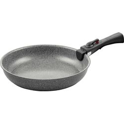 Ballarini Grau Pfannen-Set "Bratpfanne Torre", Ø:24cm, Pfannen, Abnehmbarer Griff, Keramikbeschichtung, Made In Italy, Stapelbar - Bild 5