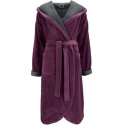 Vossen Lila Damenbademantel Gr. 36, (Elderberry, G), 36/38, Baumwoll-Mix, Hausmäntel