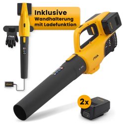 Gelb &Grau Stiga Akku-Laubbläser Bl 300E Kit - Image 7