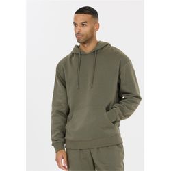 Nou Herren Olivgrün Kapuzensweatshirt "Regent V2" Schmucklos erhältlich in Größe L/M/S/XL/XXL/3XL von Baur - Bild 4