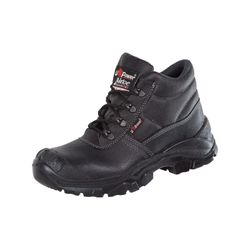 U-Power Unisex Schwarz Sicherheitsschuh "Jaguar" Gr. 45, 45, Obermaterial: 100% Rindsleder Leather Cow., Schuhe - Bild 5