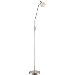 Globo Silber Stehlampe, Stehleuchte Elliott (400 Lm, E14) - Bild 5