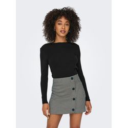 Only Damen Schwarz Body Mit Langen Ärmeln, Riley - Image 6