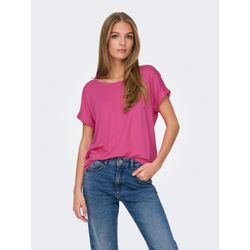 Only Damen Rosa Kurzarm-T-Shirt Frau Onlmoster - Bild 4